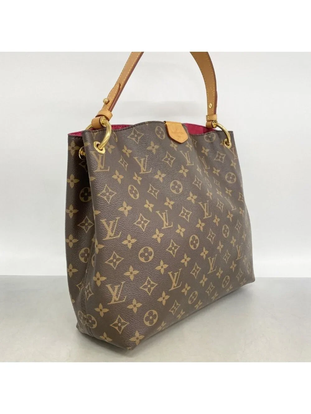 Louis Vuitton Shoulder Bag Monogram Gray Souffle PM Pivoine